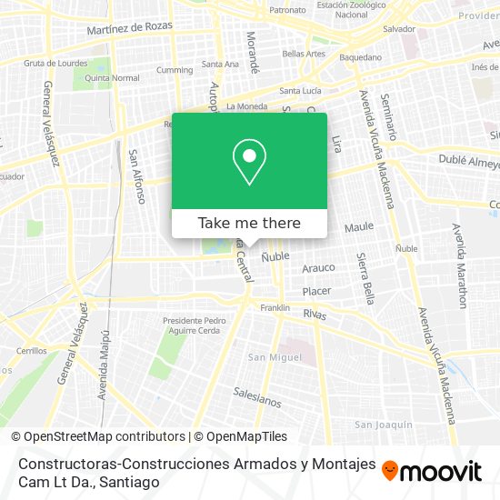 Constructoras-Construcciones Armados y Montajes Cam Lt Da. map