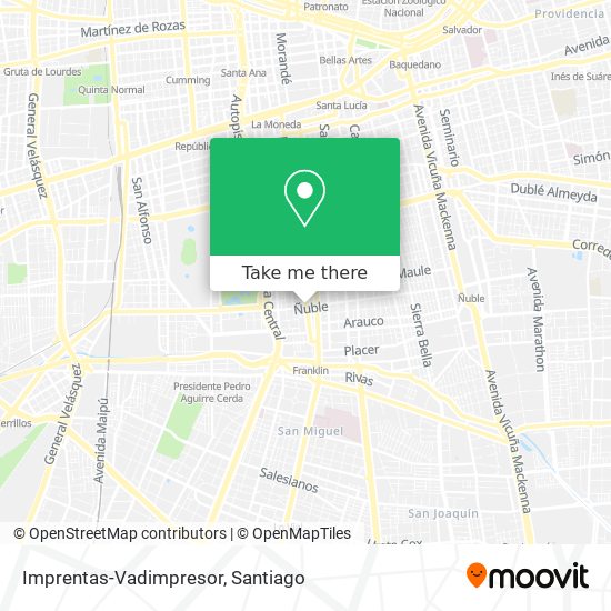 Mapa de Imprentas-Vadimpresor