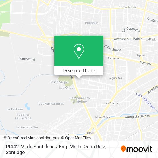 PI442-M. de Santillana / Esq. Marta Ossa Ruíz map