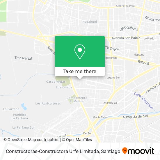 Mapa de Constructoras-Constructora Urfe Limitada