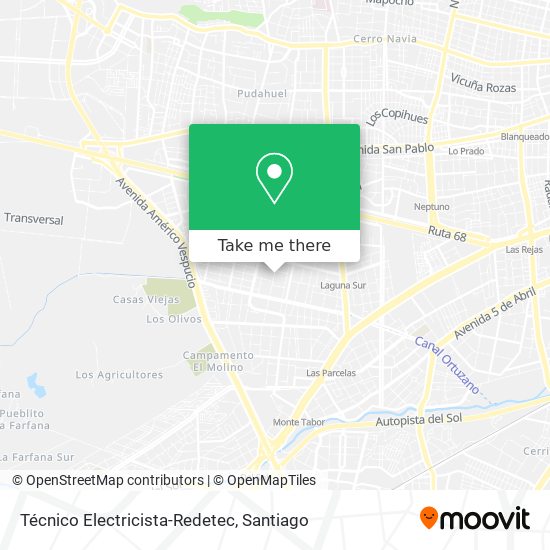 Técnico Electricista-Redetec map