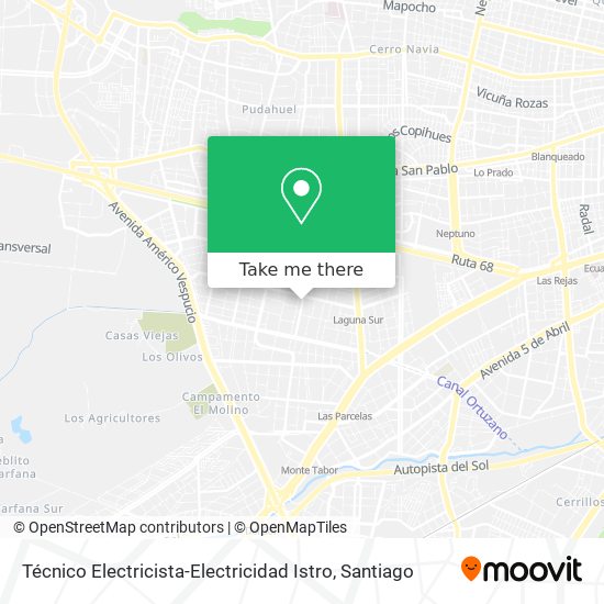 Mapa de Técnico Electricista-Electricidad Istro