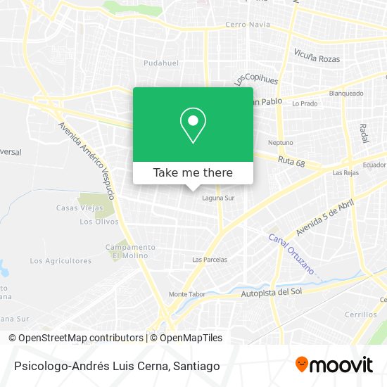 Psicologo-Andrés Luis Cerna map