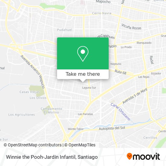 Mapa de Winnie the Pooh-Jardín Infantil