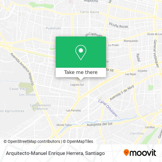 Arquitecto-Manuel Enrique Herrera map