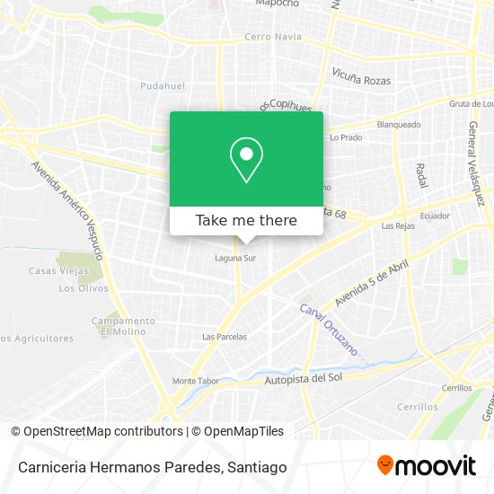 Mapa de Carniceria Hermanos Paredes