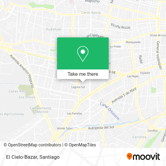 El Cielo-Bazar map