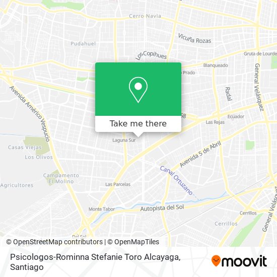Psicologos-Rominna Stefanie Toro Alcayaga map