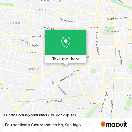 Mapa de Equipamiento Gastronómico Kb