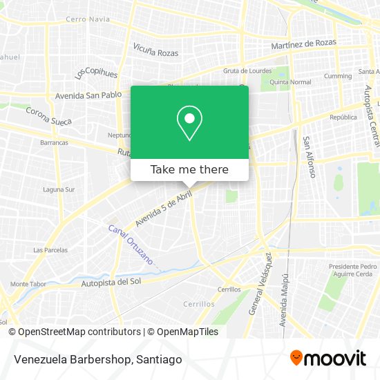 Venezuela Barbershop map