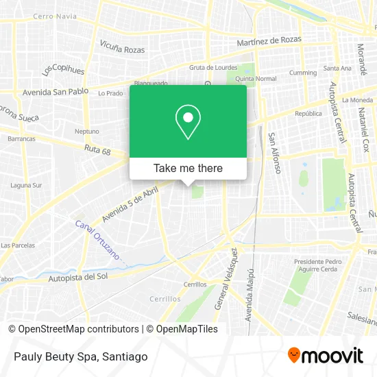 Pauly Beuty Spa map