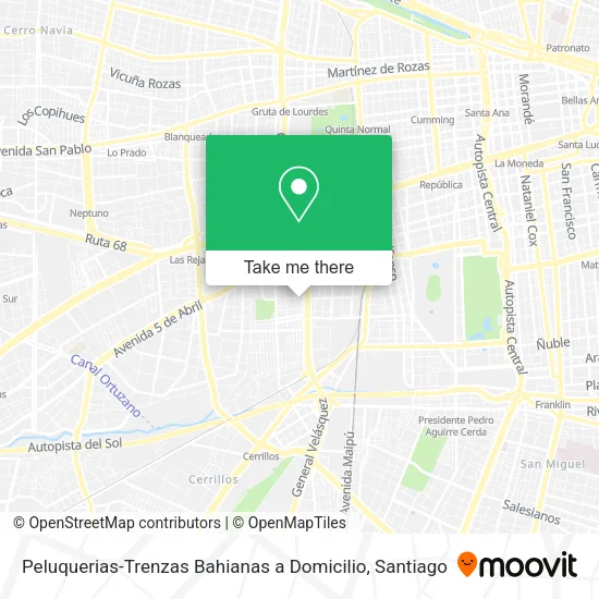 Peluquerias-Trenzas Bahianas a Domicilio map