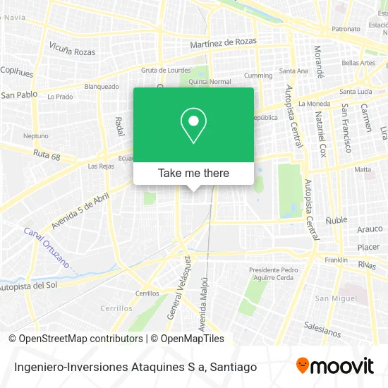 Ingeniero-Inversiones Ataquines S a map