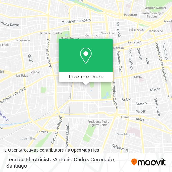 Técnico Electricista-Antonio Carlos Coronado map