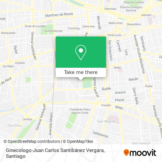 Ginecologo-Juan Carlos Santibánez Vergara map