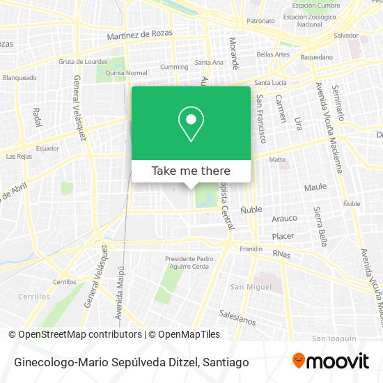 Ginecologo-Mario Sepúlveda Ditzel map