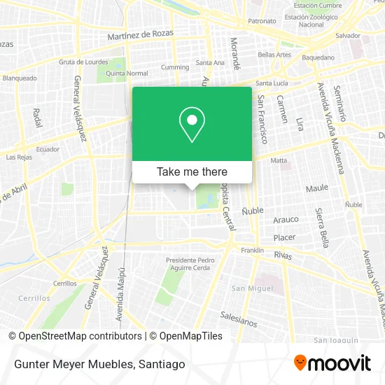 Gunter Meyer Muebles map