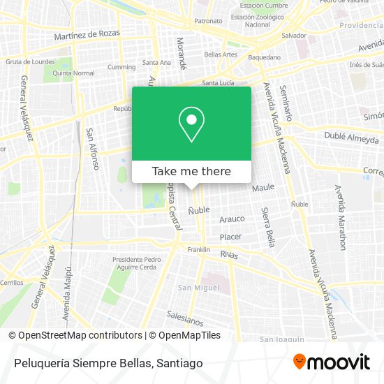 Peluquería Siempre Bellas map