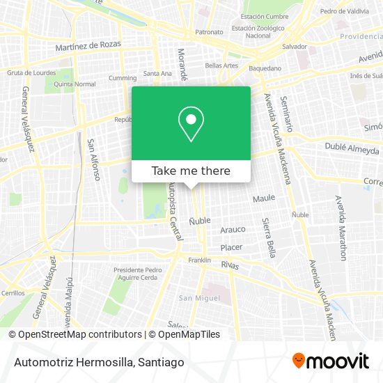Automotriz Hermosilla map