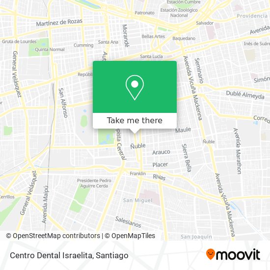 Mapa de Centro Dental Israelita