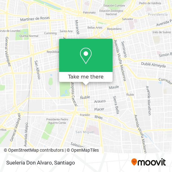 Mapa de Suelería Don Alvaro