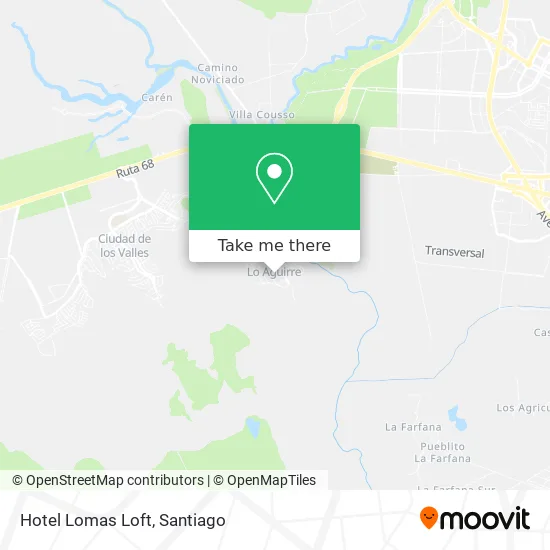 Hotel Lomas Loft map
