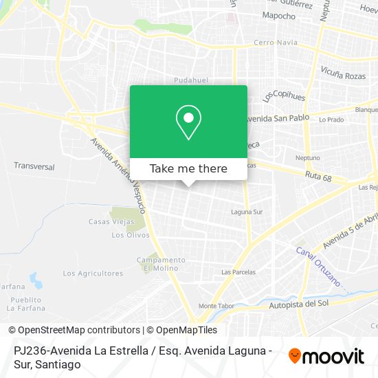PJ236-Avenida La Estrella / Esq. Avenida Laguna -Sur map