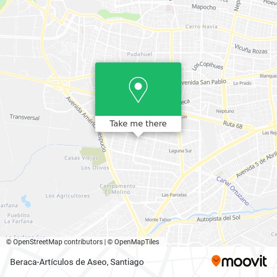 Beraca-Artículos de Aseo map