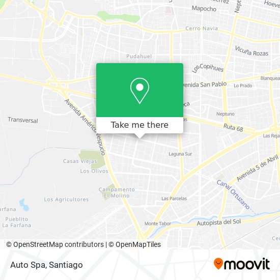 Auto Spa map