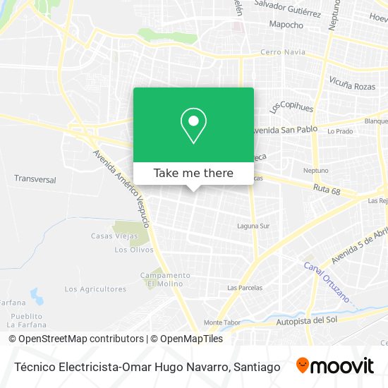Técnico Electricista-Omar Hugo Navarro map