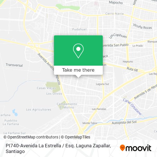 Mapa de PI740-Avenida La Estrella / Esq. Laguna Zapallar