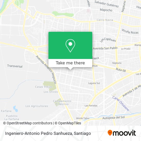 Ingeniero-Antonio Pedro Sanhueza map