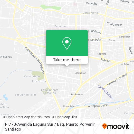 PI770-Avenida Laguna Sur / Esq. Puerto Porvenir map