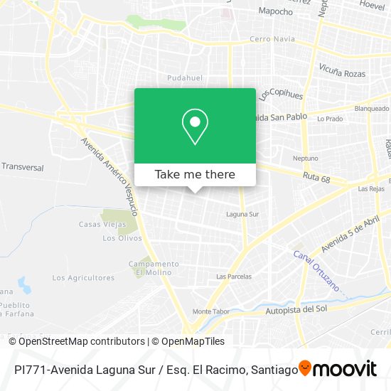 PI771-Avenida Laguna Sur / Esq. El Racimo map