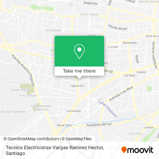 Tecnico Electricistas-Vargas Ramirez Hector map