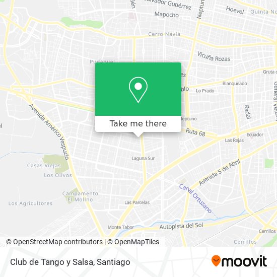 Club de Tango y Salsa map