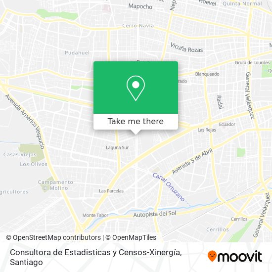 Consultora de Estadisticas y Censos-Xinergía map