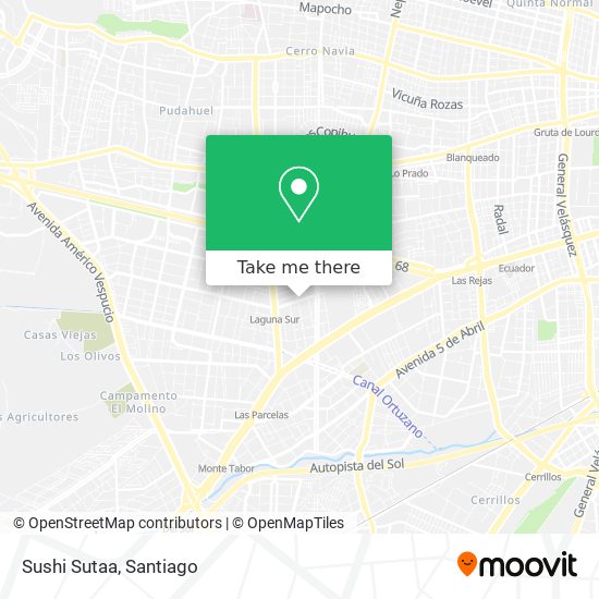 Mapa de Sushi Sutaa