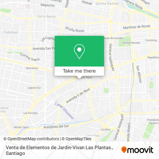 Venta de Elementos de Jardin-Vivan Las Plantas. map