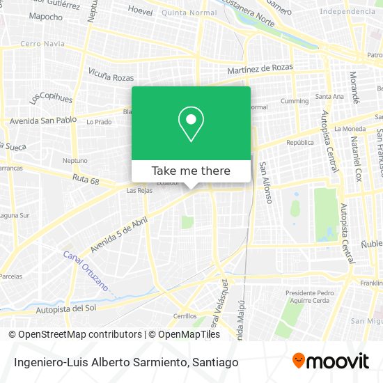 Ingeniero-Luis Alberto Sarmiento map