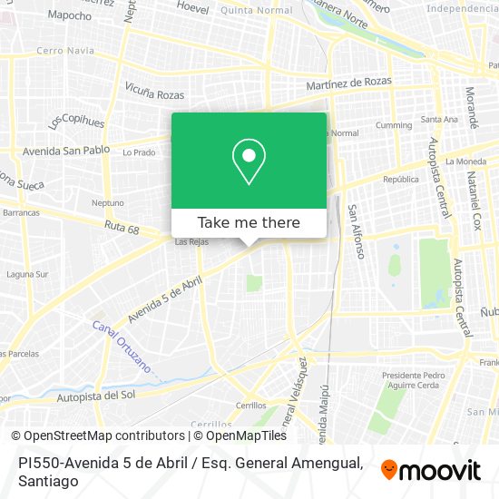 PI550-Avenida 5 de Abril / Esq. General Amengual map