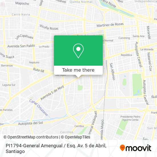 PI1794-General Amengual / Esq. Av. 5 de Abril map