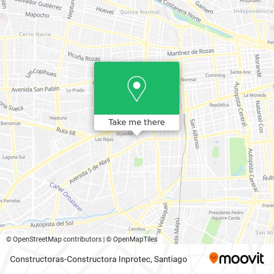 Constructoras-Constructora Inprotec map