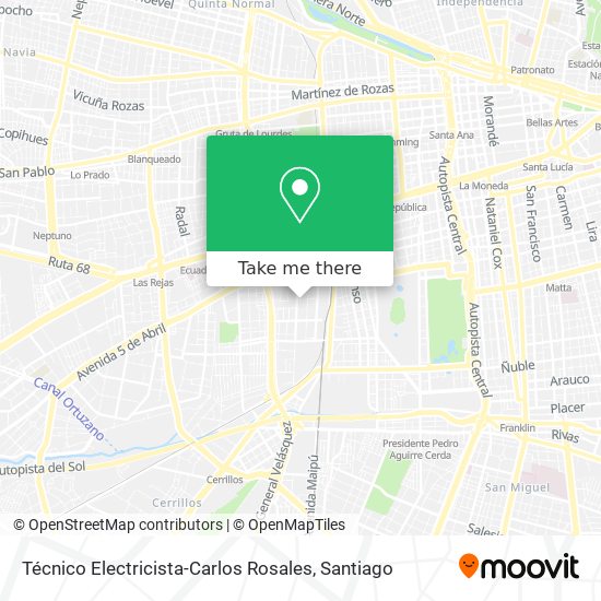 Mapa de Técnico Electricista-Carlos Rosales