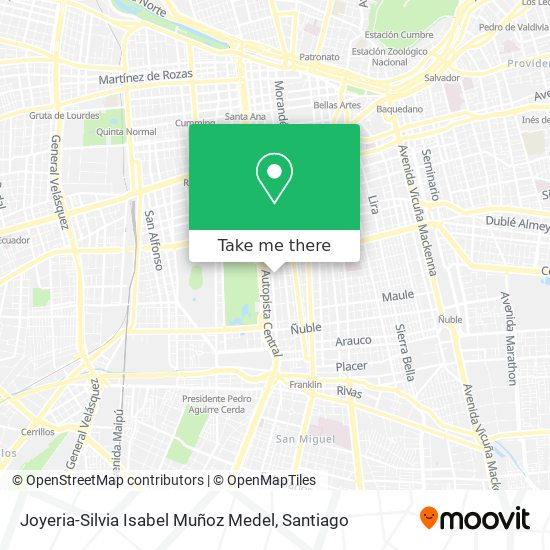 Joyeria-Silvia Isabel Muñoz Medel map