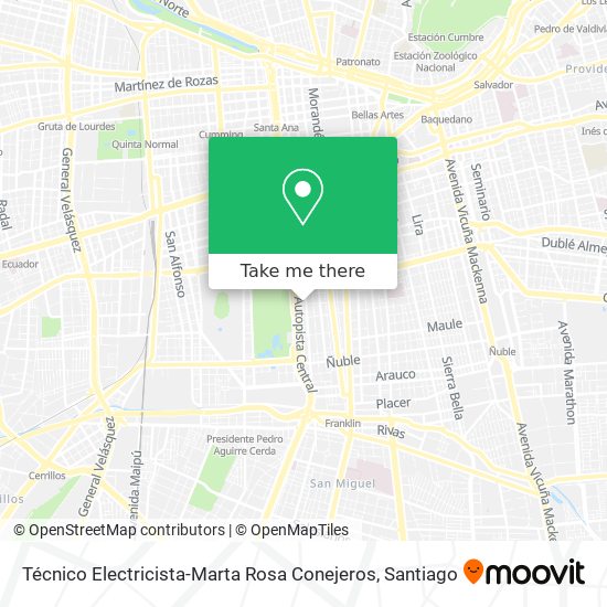 Técnico Electricista-Marta Rosa Conejeros map