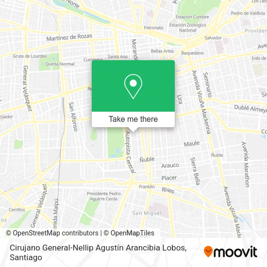 Cirujano General-Nellip Agustín Arancibia Lobos map