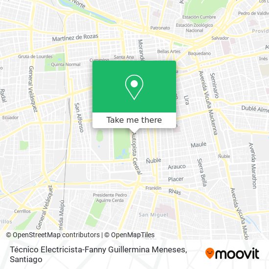 Técnico Electricista-Fanny Guillermina Meneses map