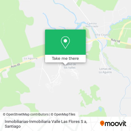 Inmobiliarias-Inmobiliaria Valle Las Flores S a map