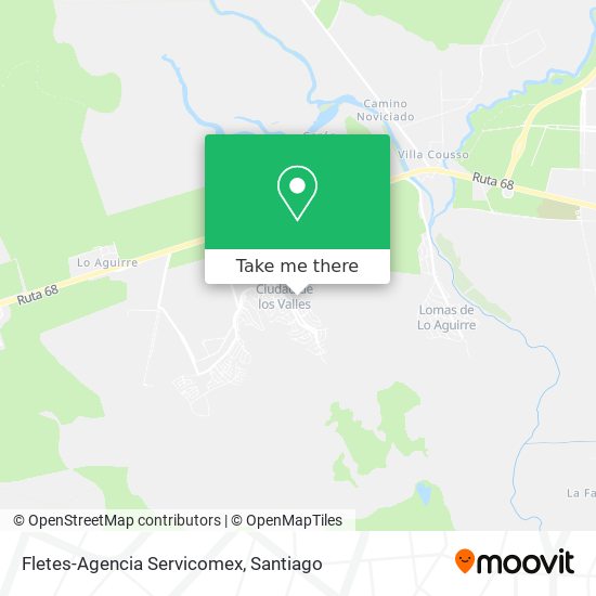 Mapa de Fletes-Agencia Servicomex